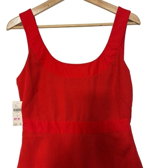 NWT Anthropologie Red Maeve Sleeveless Scoop-neck Mini Dress - Picture 8 of 14